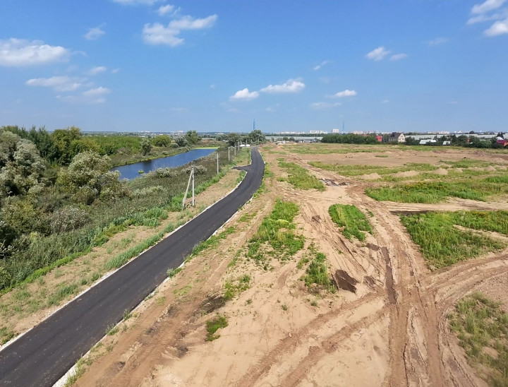 В Экополисе завершено строительство дороги