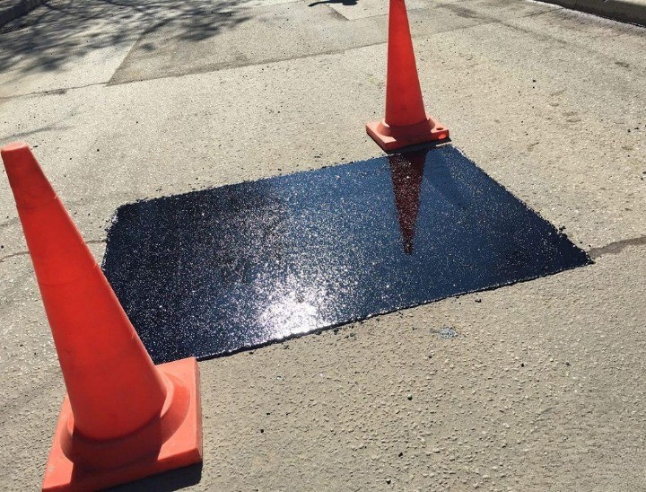 Ремонтные работы в поселке «Орлиные холмы»